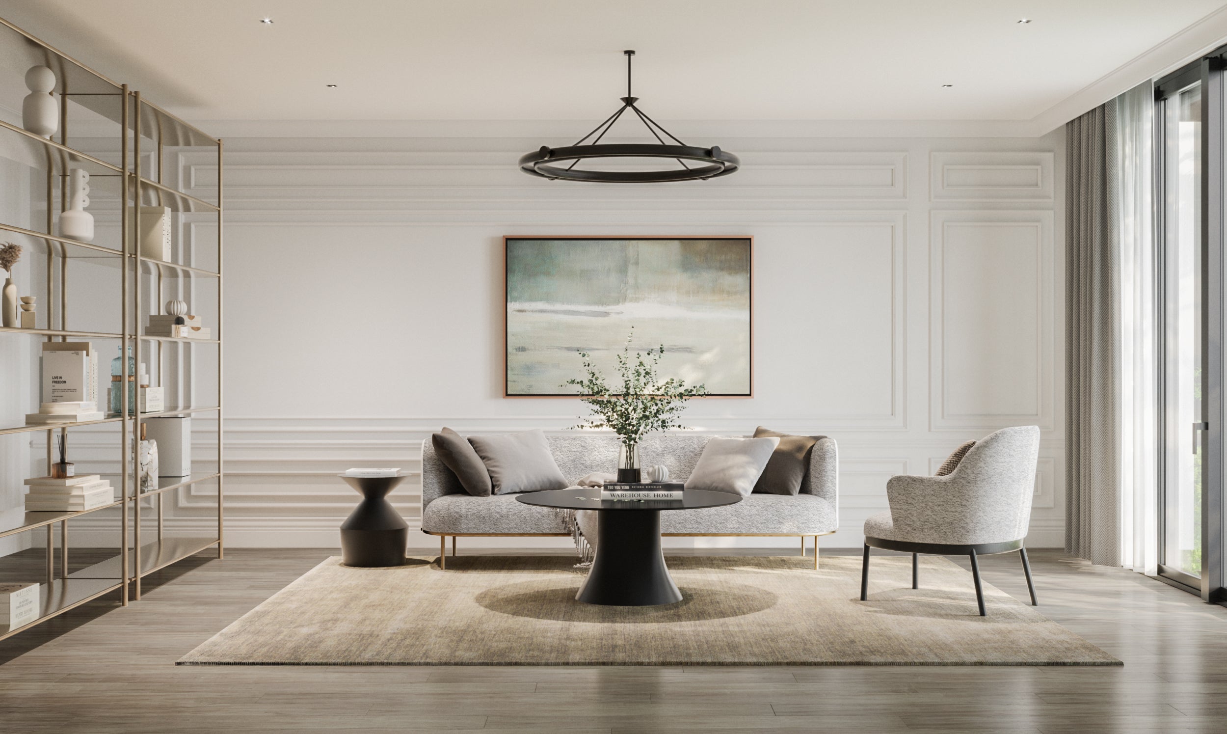 ALETA ラウンジチェア(アームあり)