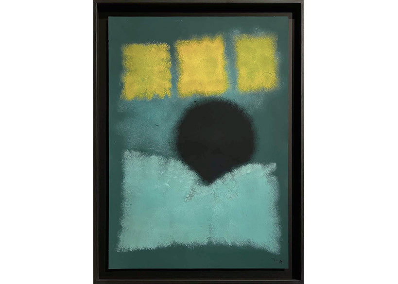 Fernando Picenni-1929年Bergamo生まれ。幼少時より絵画に目覚め、特に自然の形状を描くことに興味があり「沸き起こる感情をできる限り色付きのポエティックな絵画によって表したいと強く思う。彼にとっては描く対象がフリーサンプルのようにあふれ、抒情的なサインやイメージが転がっているようなものでしたいつでも描けるよう絵画道具を持ち歩き、実際にその作品は発展と充実をし続ける絵画による語彙でできた文集のようなものだった。彼は、ミラノの伝統的なJamaica Barに集う、Piero Manzoni,Enrico Castellani,Tancredi Parmeggianiら とも交流がある最後の偉人たちの一人でもあった。ミラノの主要ギャラリーのGalleria Annunciata, Grostetti Studio, Morone gallery, the Studio Falchiなどでも個展を開いた実績があり、もっとも重要なコレクターたちから称賛された。20世紀を代表するイタリア人画家の最も古いマイスターの一人でもある。