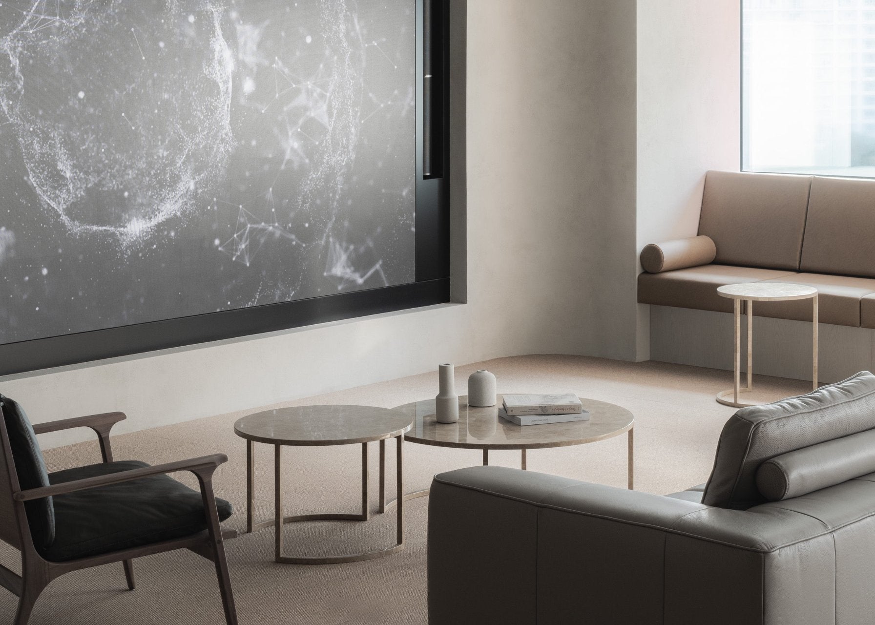 BK サイドテーブル (ラウンド型）