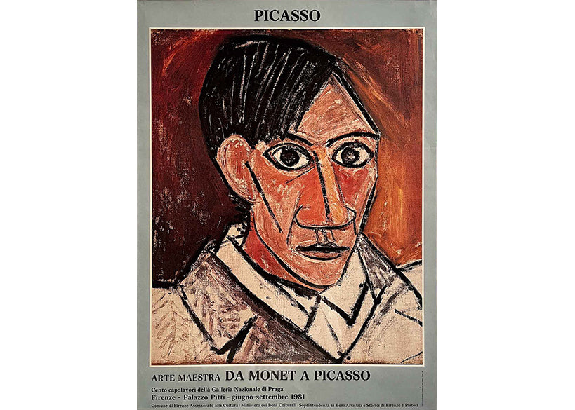 Picasso Da Monet A PICASSO - 1881年スペインのマラガで生まれたパブロ ピカソは、20世紀で最も影響力のある偉大なアーティストの 一人となり、キュービズムの作家としても著名となりました。スペイン人のピカソは画家、彫刻家、版画家、陶芸家、そして舞台デザイナーとして、とても急進的であると考えられており、長いキャリアの後、1973年4月8日にフランスのムージャンで亡くなりました。しかし、膨大な作品の中には彼の生き様と共に伝説が生き続け、その作品は彼を生かし続けていると信じ込みながら、「不気味な」スペイン人の活力への賛辞をオマージュしております。そして、ピカソは91年の生涯のうち、80年近く芸術作品に専念し、20世紀の近代美術発展全体に大きく貢献しました。